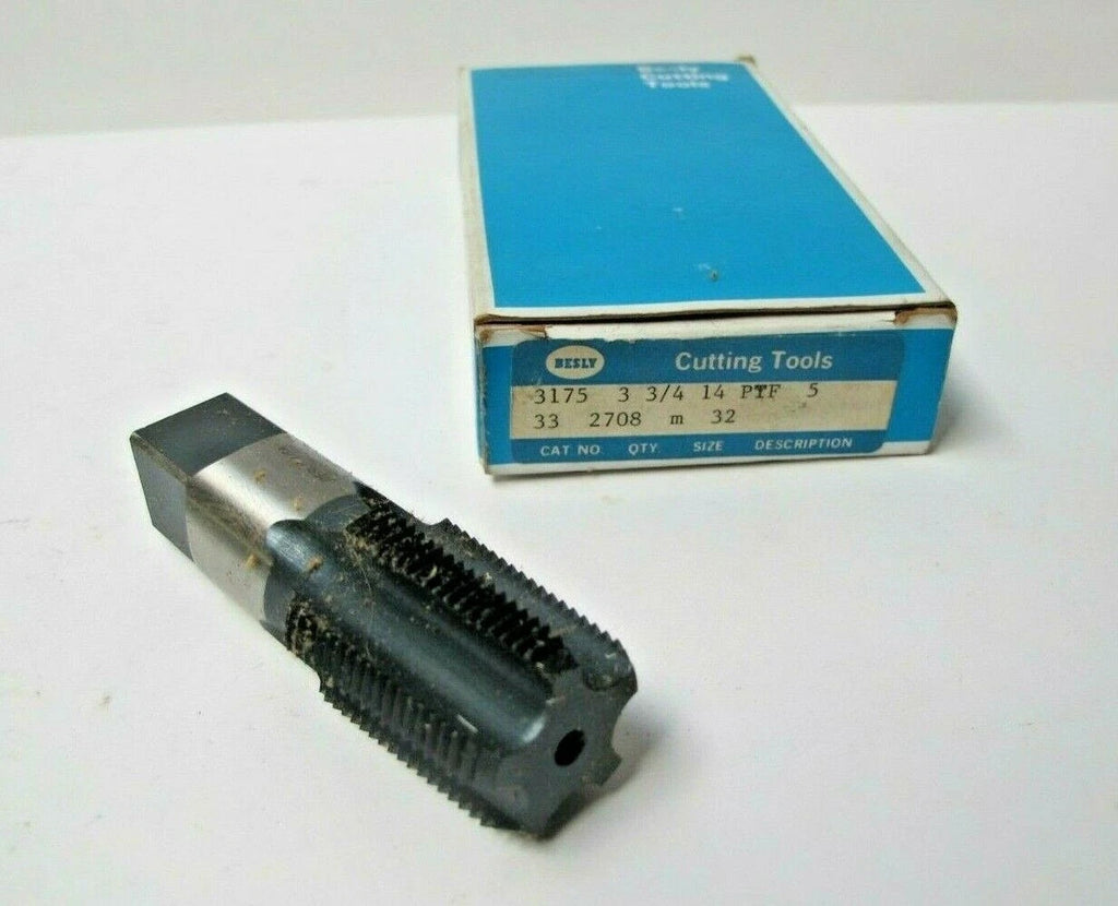 1 Besly Tap 3/4 - 14 PTF 5 Flutes 2708 Brand New Made in USA