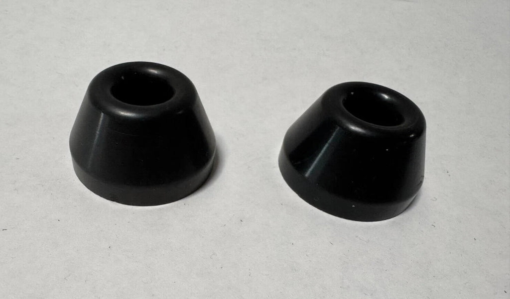 2 Works Performance Shocks Bottom Out Bumpers 5/8" ID Black Rubber 1.00" height