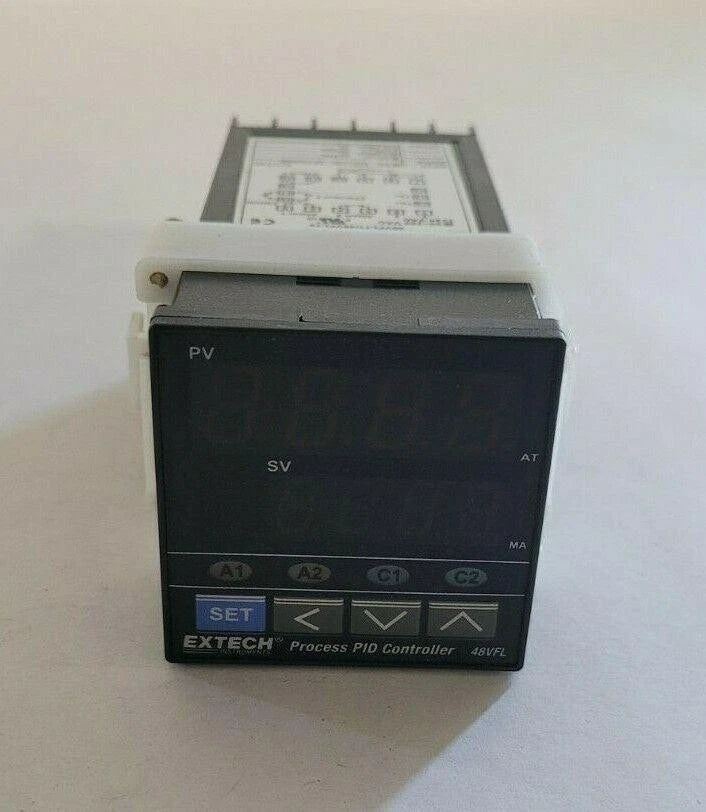 EXTECH 48VFL Process PID Controller 90- 240 VAC Relay Output 48VFL11/48VFL13
