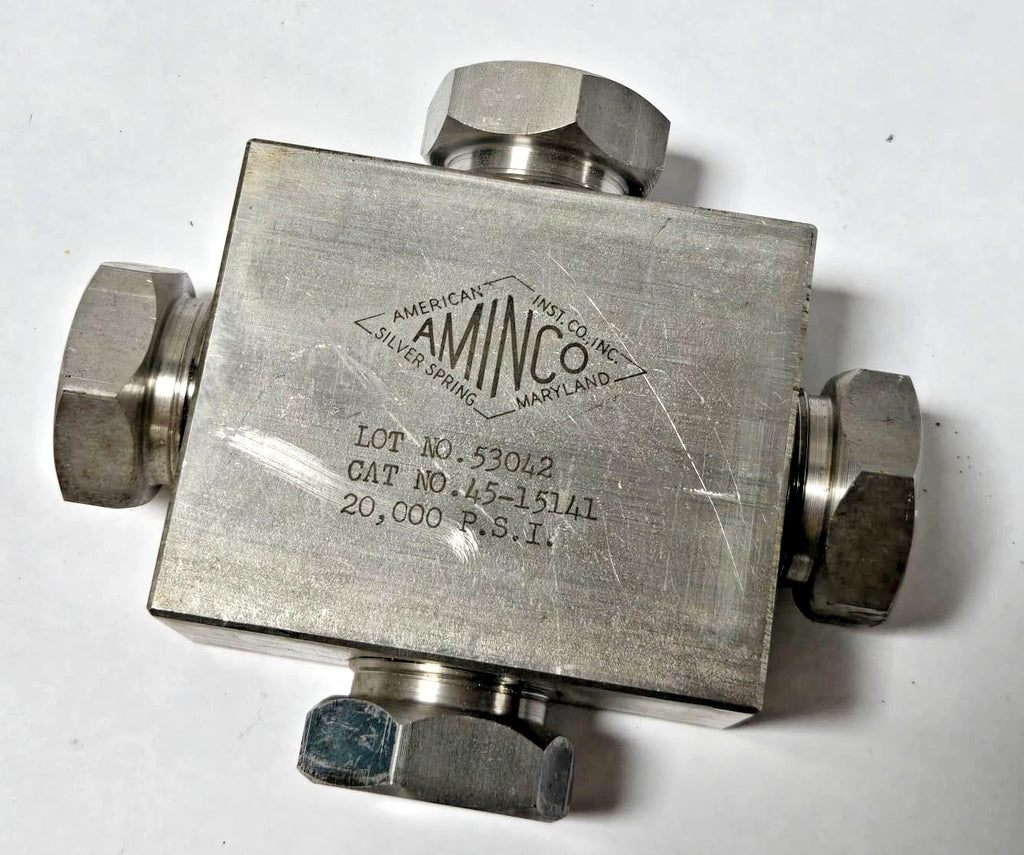 High Pressure Cross 20,000 PSI AMINCO 45-15141