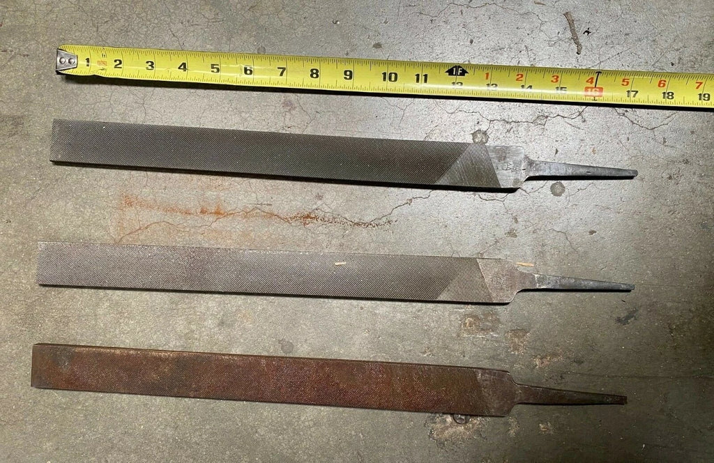 Lot of 3 Tome Feteira Portugal Files 14” x 1.5” Heavy Duty Welding Forging Knife