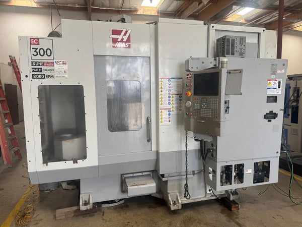 HAAS EC300 CNC Horizontal Machining Center 2-Pallet Year 2008 CAT40 EC-300