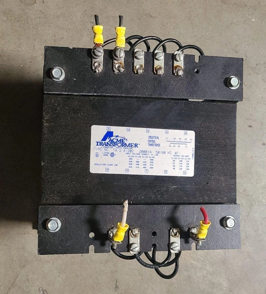 ACME TA-2-81202 2000VA INDUSTRIAL CONTROL TRAMSFORMER