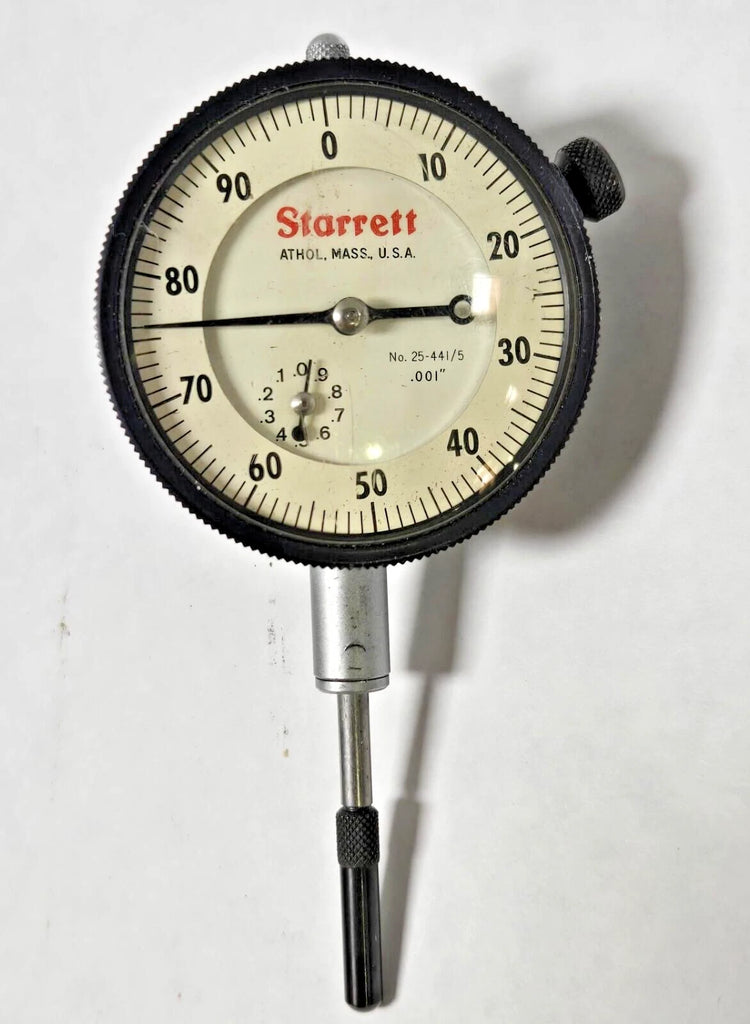 Starrett 25-441/5 Dial Indicator 0-100 .001"