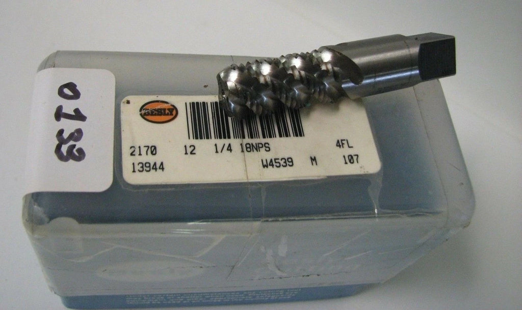 Besly Spiral Tap 1/4 - 18 NPS 4 Flutes W4539 M 107 13944 Brand New Made in USA