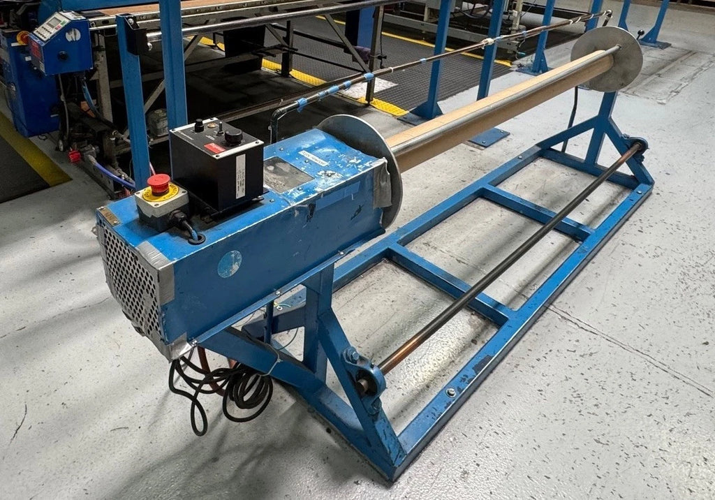 70” Plastic Rewinder With Dayton DC Speed Control