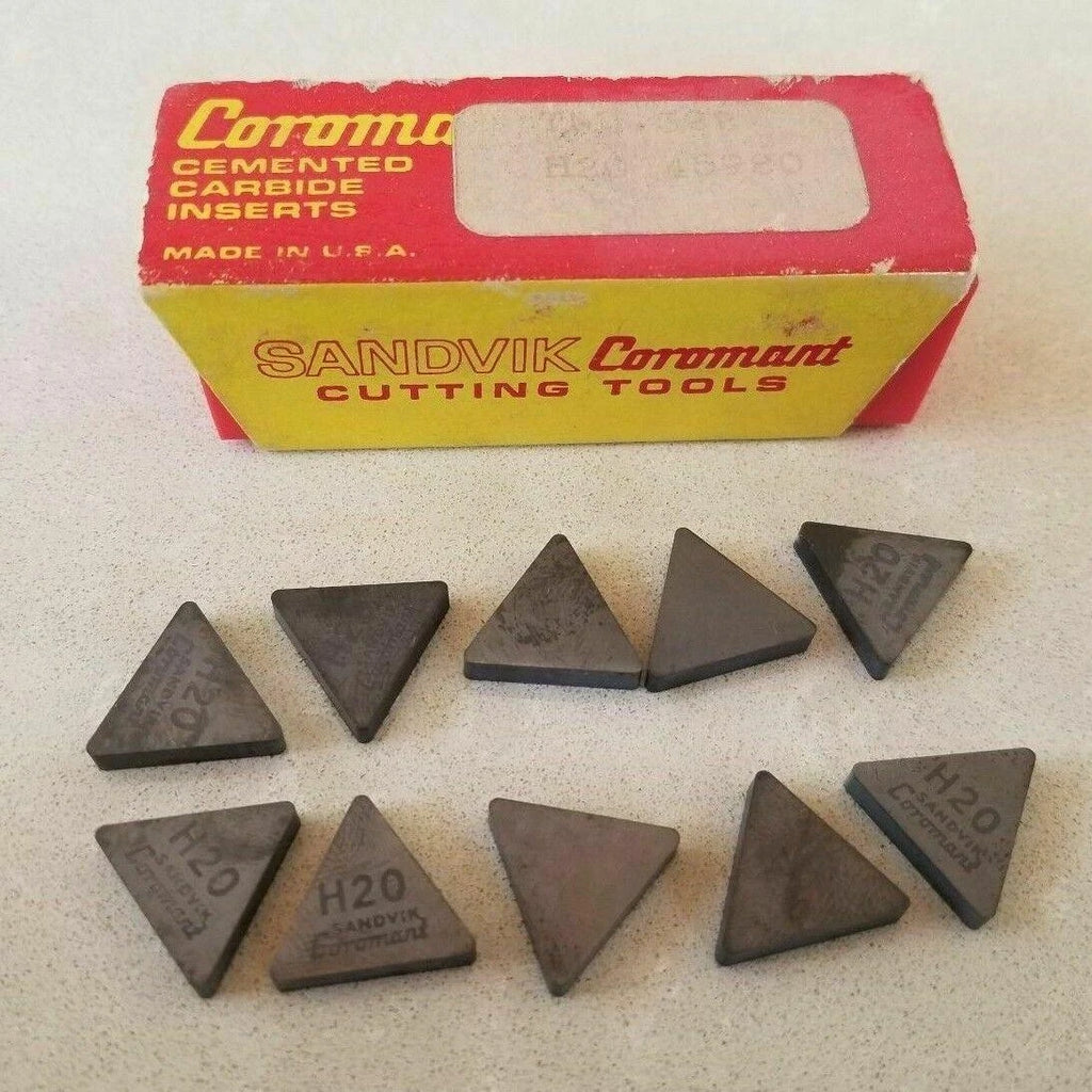 SANDVIK Coromant TNU H2O 45980 Lathe Mill Carbide Inserts 10 Pcs