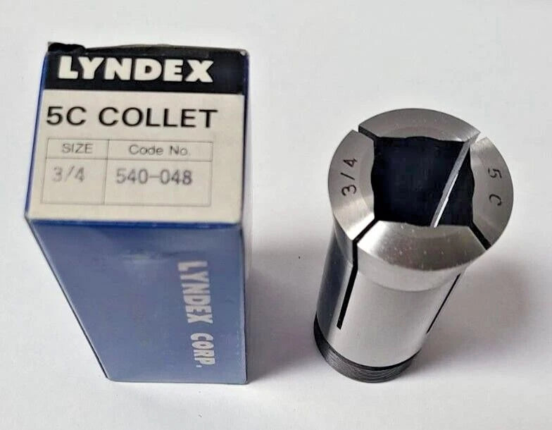 New Lyndex 5C Lathe Mill Collet Size 3/4 Square CNC Chucker Free Shipping Japan