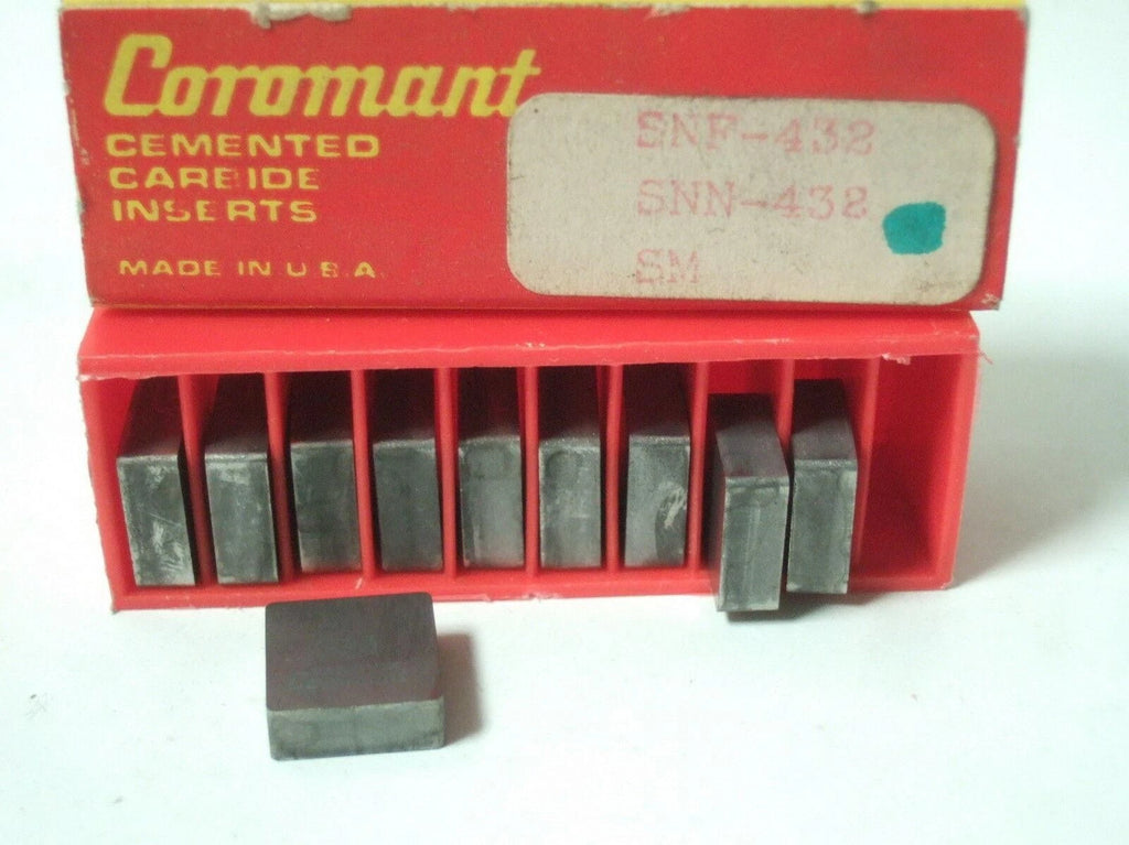 SANDVIK Coromant SNF 432 SNN 432 SM Lathe Mill Carbide Inserts 10 Pcs New