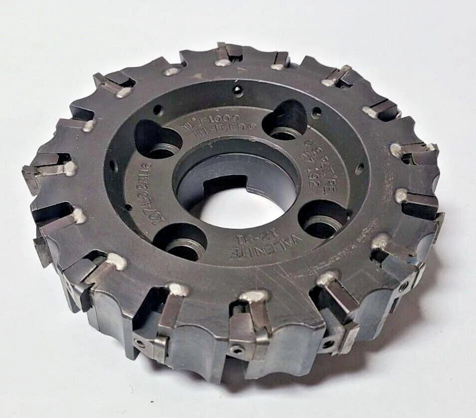 Valenite 12-81 FACE MILL 8" indexable Milling Cutter Carbide Insert