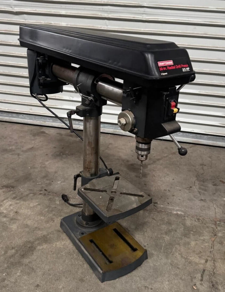 Craftsman 34 Inch Radial Drill Press 2/3 HP 5 Speed