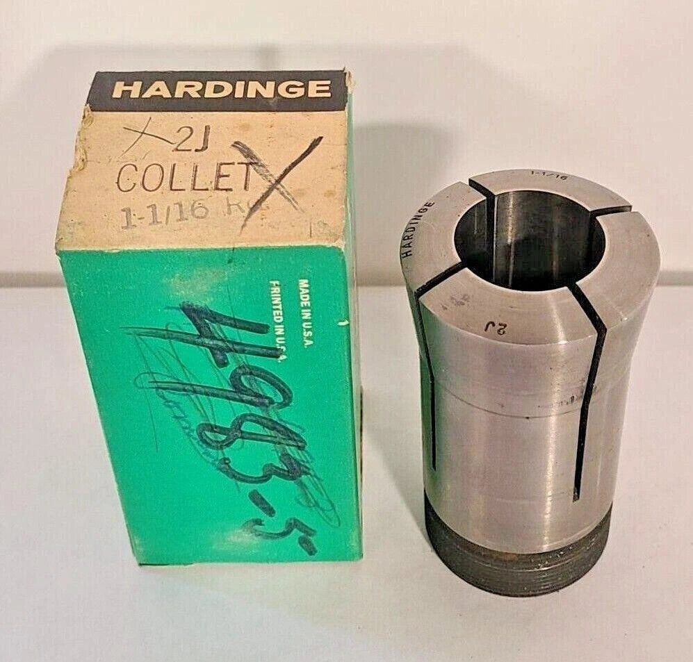 (1) New CNC Hardinge 2J Lathe Mill ROUND Spring Collet Size 1-1/16 Free Shipping