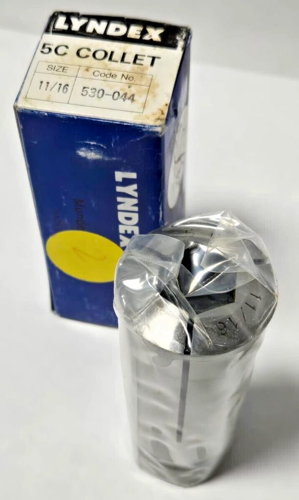 New Lyndex 5C Lathe Mill Collet Size 11/16 Hex CNC Chucker Free Shipping Japan