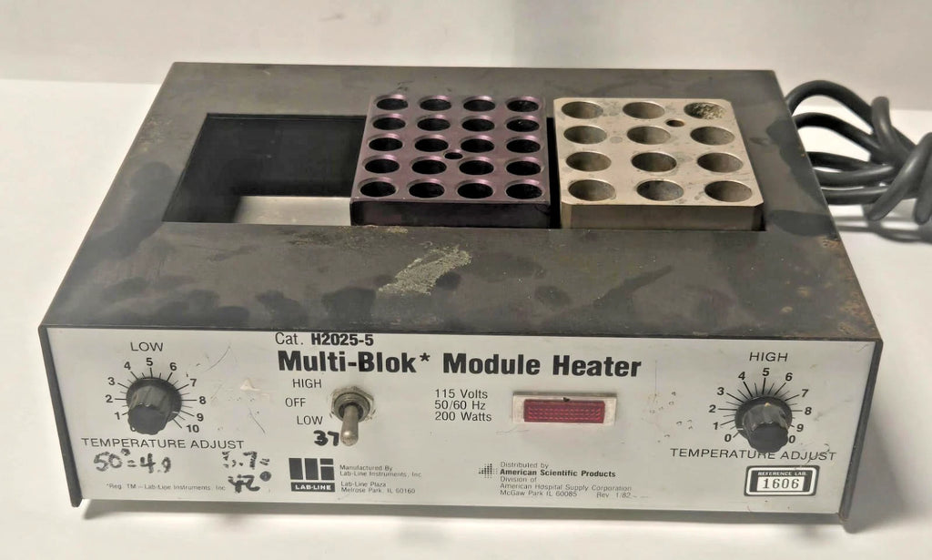 Lab-Line Instruments H2025-5 Temp-Blok Module Heater Scientific Products