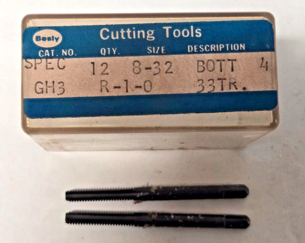 Lot of 2 Besly Tap 8 - 32 GH3 Bott 4 FL 33TR Brand New USA Made