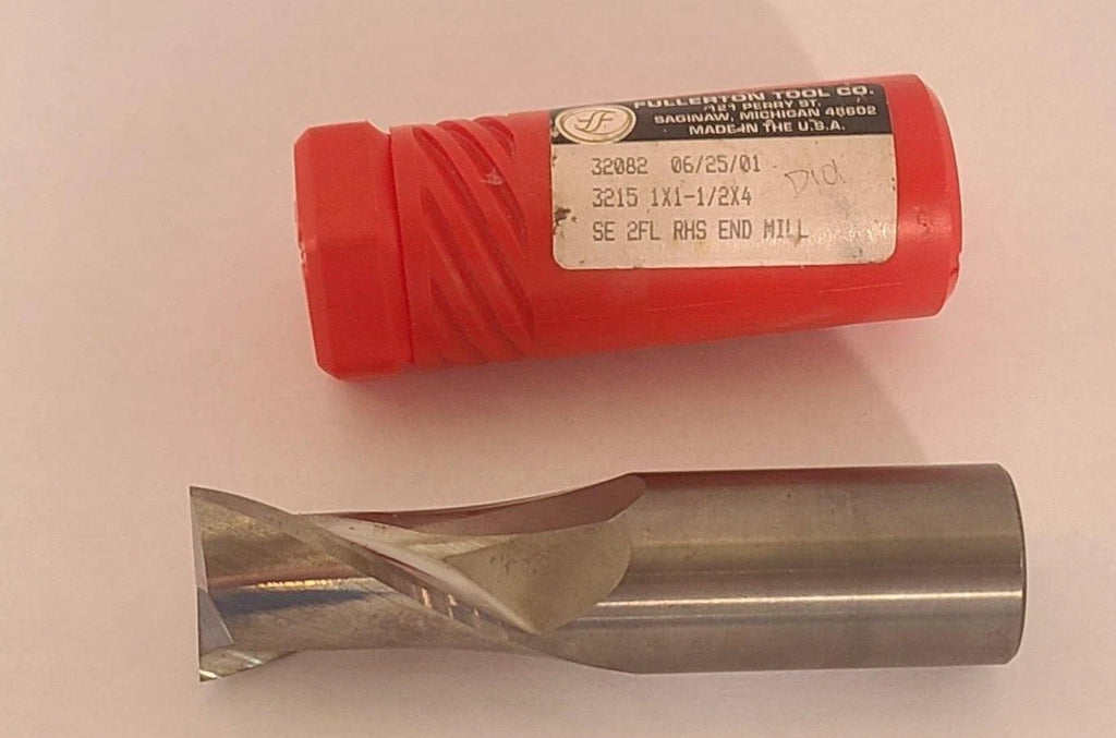 FULLERTON Tool Carbide End Mill 1 x 1-1/2 x 4 SE 2 Flute RHS