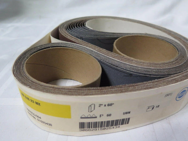 Hermes 2" x 60" Sanding Belts VM4255/004 Grit 60 Qty 10 RB 346 23 MX Brand New