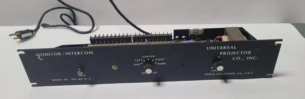 UPC MA/IC-3 Monitor Intercom Universal Projector Power Supply UNIT RACK MOUNT