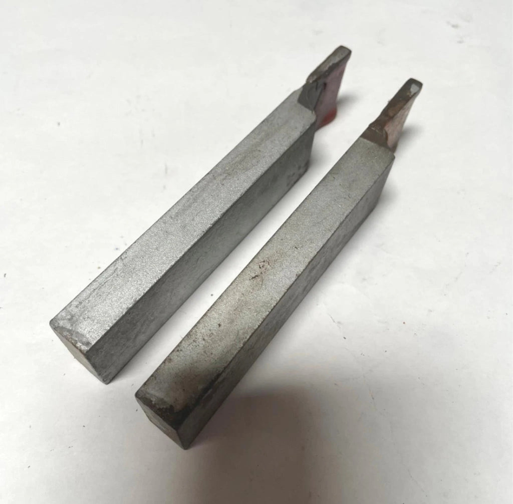 G.W. Super/Morse Brazed Tipped Carbide Lathe Tool Bit 1/2" x 1" CTR 22 C2 2Pcs