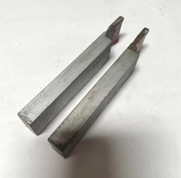 G.W. Super/Morse Brazed Tipped Carbide Lathe Tool Bit 1/2" x 1" CTR 22 C2 2Pcs