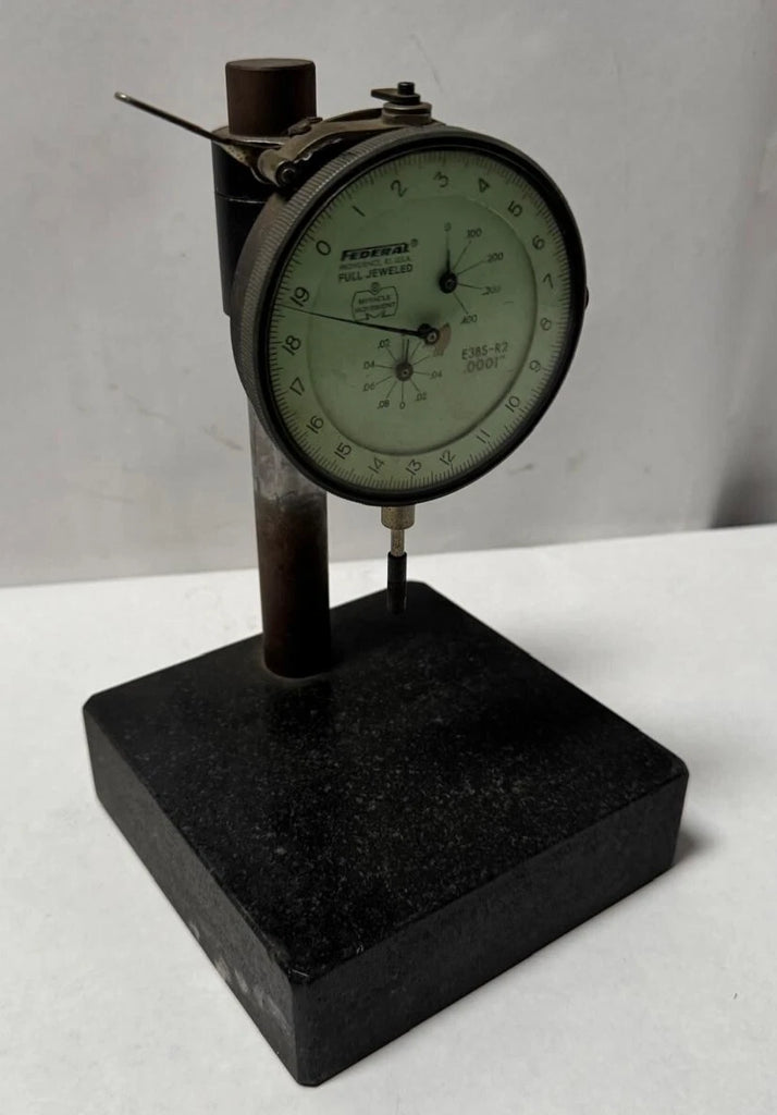 Granite Gage Stand Inspection Plate Federal Full Jeweled E3BS-R2 .0001" 6 x 6