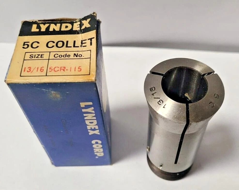 New Lyndex 5C Lathe Mill Collet Size 13/16 5CR-115 CNC Chucker Free Shipp Japan