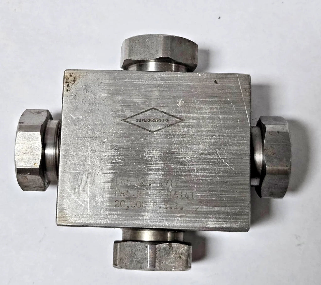 High Pressure Cross 20,000 PSI SUPERPRESSURE 45-15141