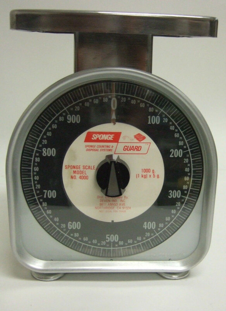Pelouze Y-Line YG-4000-R 1000g 1 Kg x 5g Blood Sponge Scale Model 4000