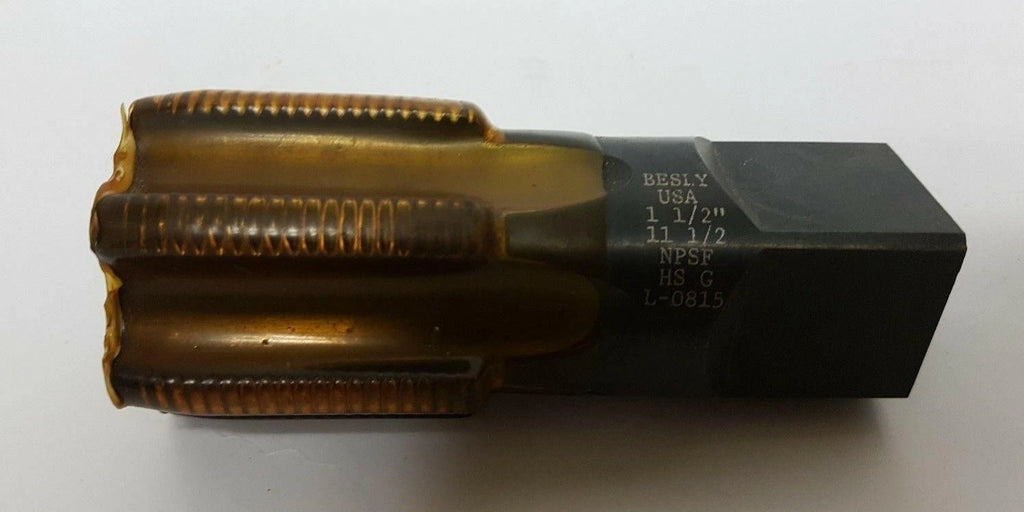Bendix Besly Tap 1-1/2" 11 1/2 NPSF HS G 6 Flutes Brand New Made In USA L-0815