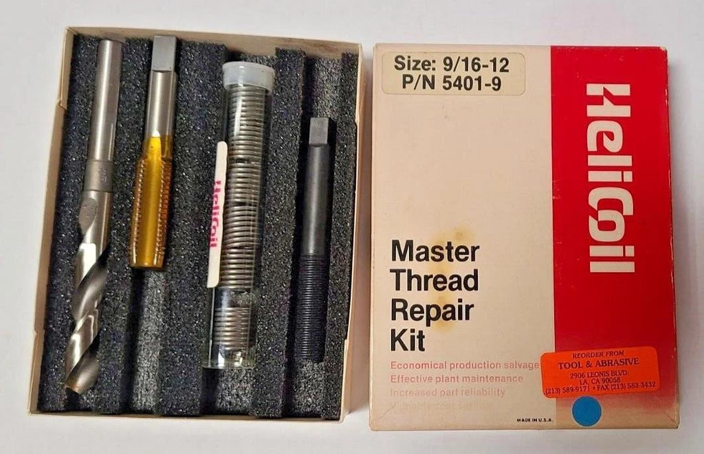 HELI-COIL Master Thread Repair Kit Size 9/16-12 5401-9