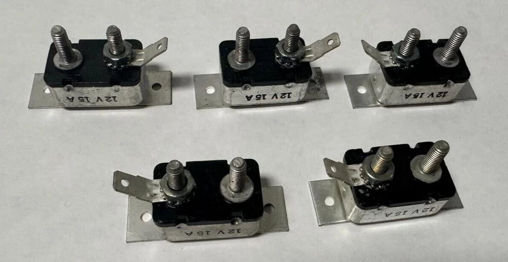15 AMP AUTO-RESET CIRCUIT BREAKER 15A ELECTRIC WIRING SWITCH CAR TRUCK 12 V 12V