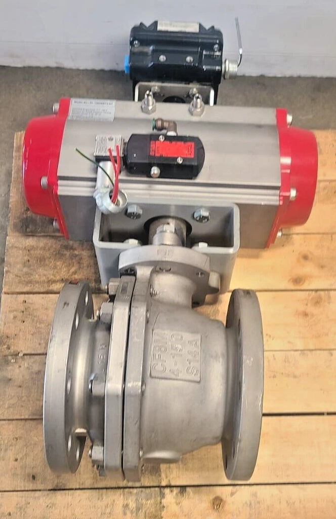 Kitz Stainless Steel Ball Valve CF8M 4-150 S14A H-PTFE 316 Actuator