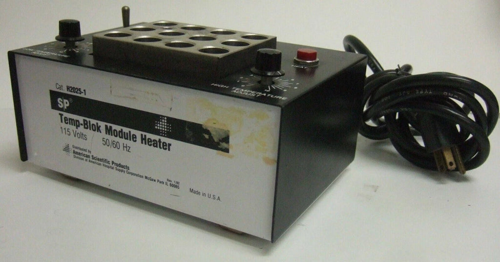 SP Lab-Line Instruments H2025-1 Temp-Blok Module Heater Scientific Products