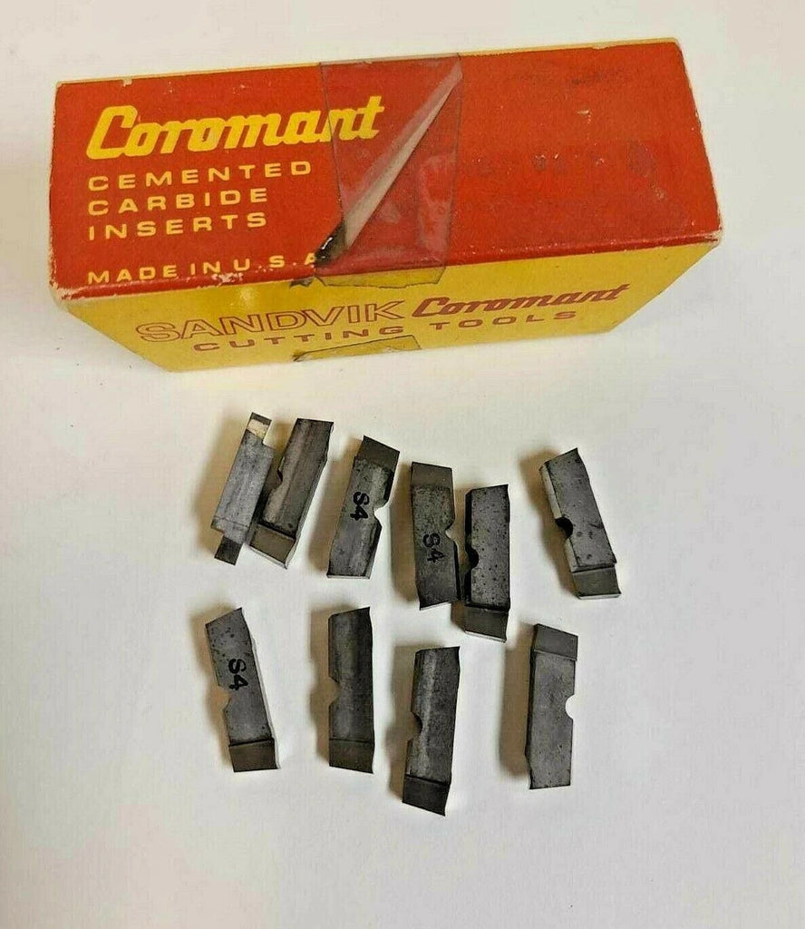 SANDVIK Coromant R154 91 5 125 S4 Lathe Carbide Inserts 10 Pcs New Grooving