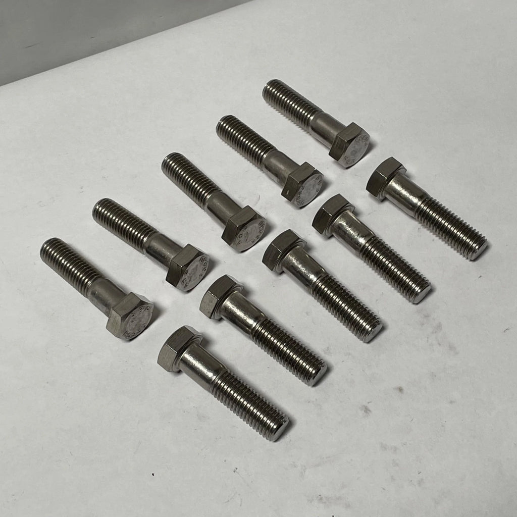 3/4-10 x 3" Stainless Steel Bolts ABP F593D Hex Head Lot of 10