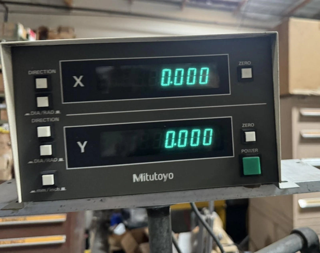 MITUTOYO Lathe DRO Digital Read Out With XY Scales Model ALC-3701W