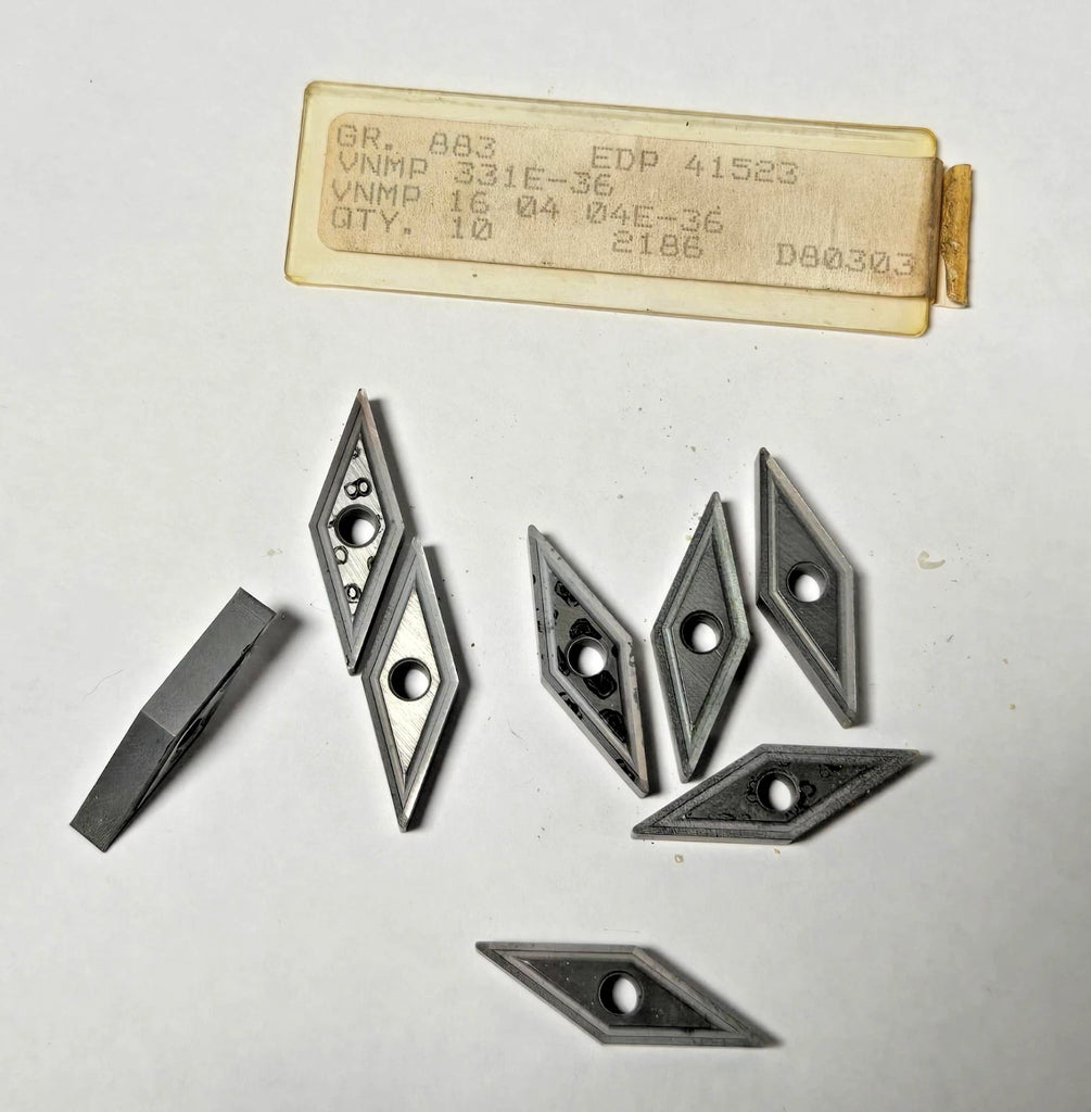Carboloy VNMP 331E 36 883 16 04 04E-36 Lathe Mill Carbide Inserts 8 Pcs New