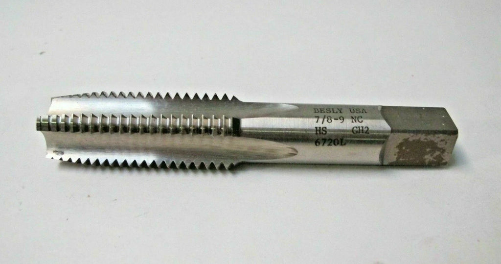 Besly Cutting Tools Tap 7/8-9 NC GH2 4 Flutes Plug Brand New Made In USA
