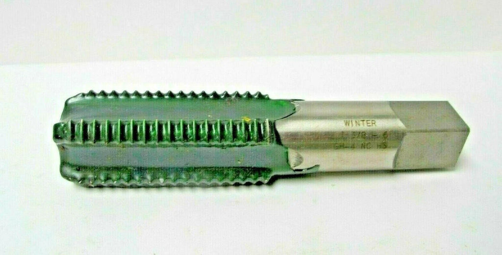 1 WINTER Tap 1 3/8 - 6 GH-4 NC HS 4 Flutes Brand New