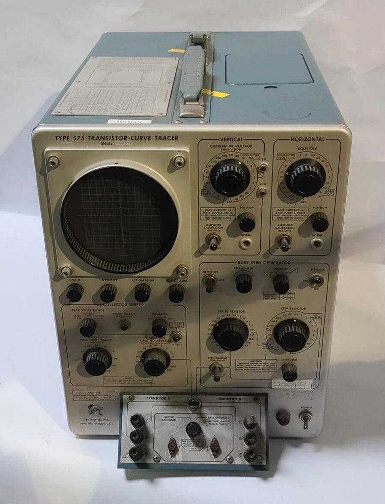 Tektronix Type 575 Transistor Curve Tracer Oscilloscope Working