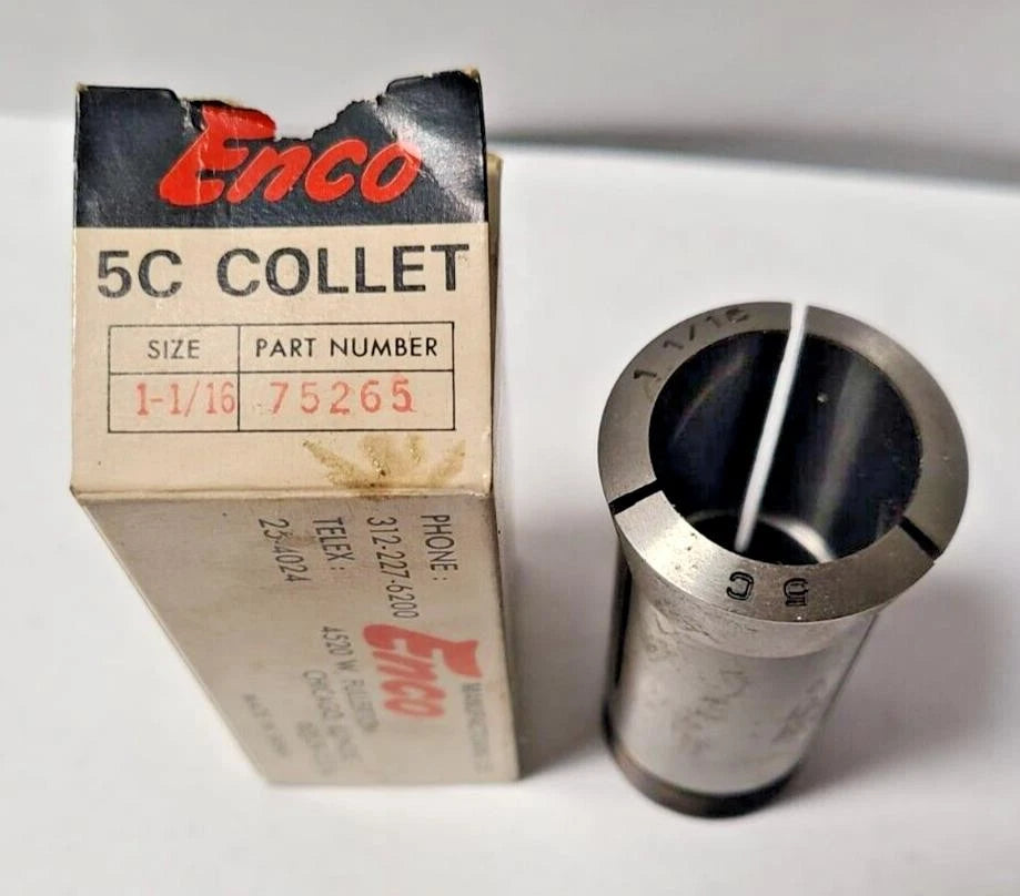 New ENCO 5C Lathe Mill Collet Size 5/16 CNC Chucker Free Shipp