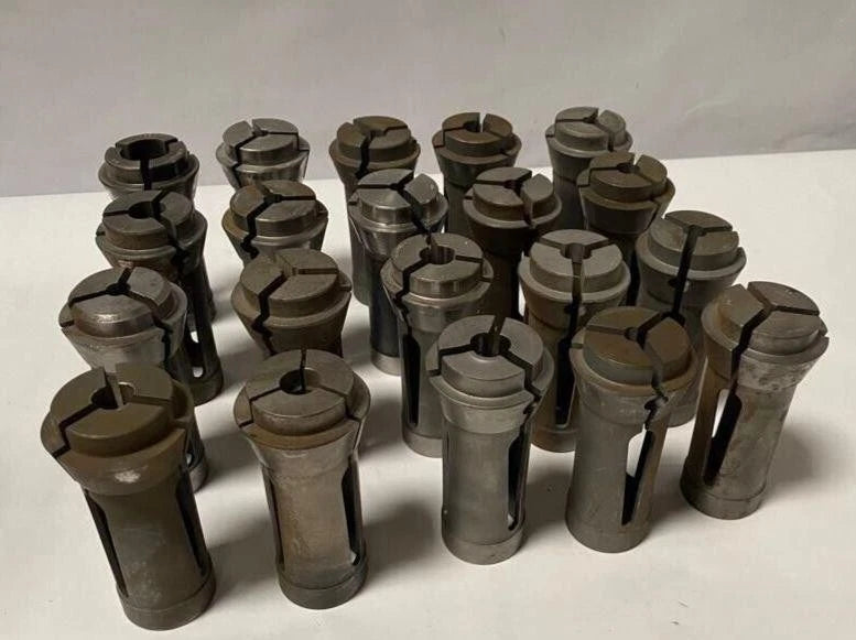Lot of 20 Hardinge And Brown & Sharpe #22 Collets Lathe Chucker Free Shipping