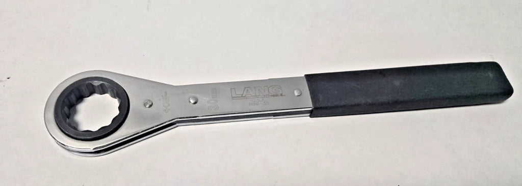 Lang 30 mm 12 Point Ratcheting Box Wrench Single End RBM-30 USA