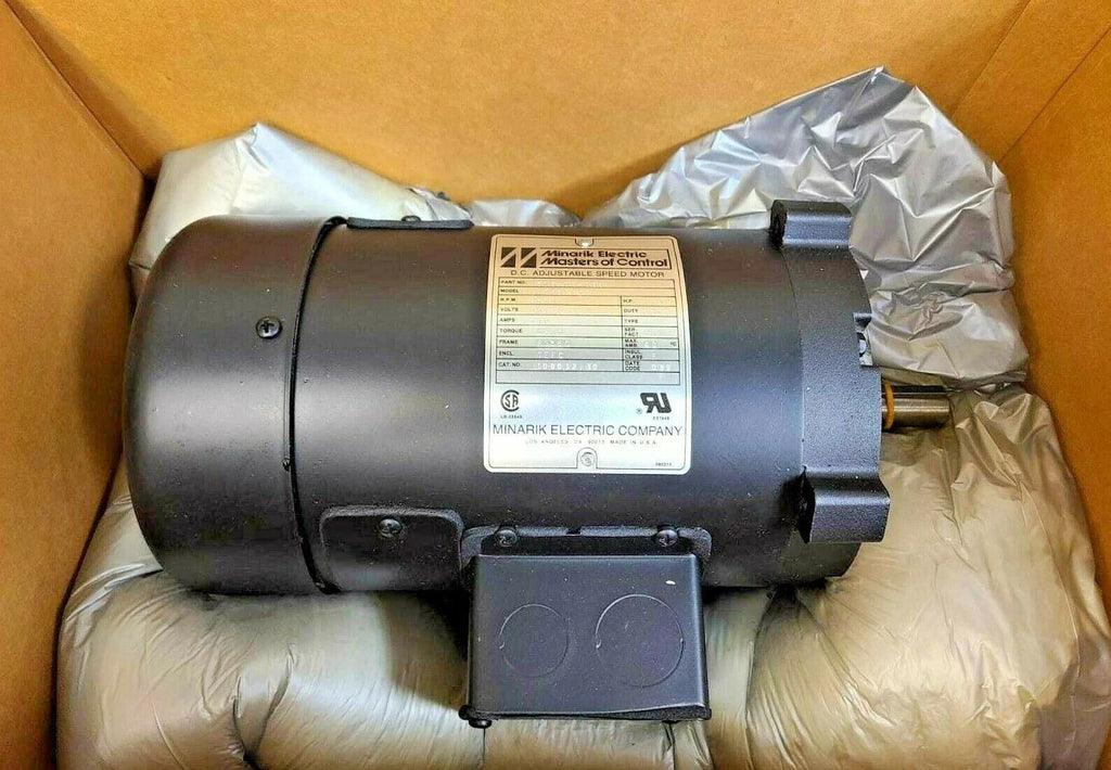 Minarik ELECTRIC C4D28FK1C 1/2 HP 90VDC 2500RPM DC Drive SPEED Motor ADJUSTABLE