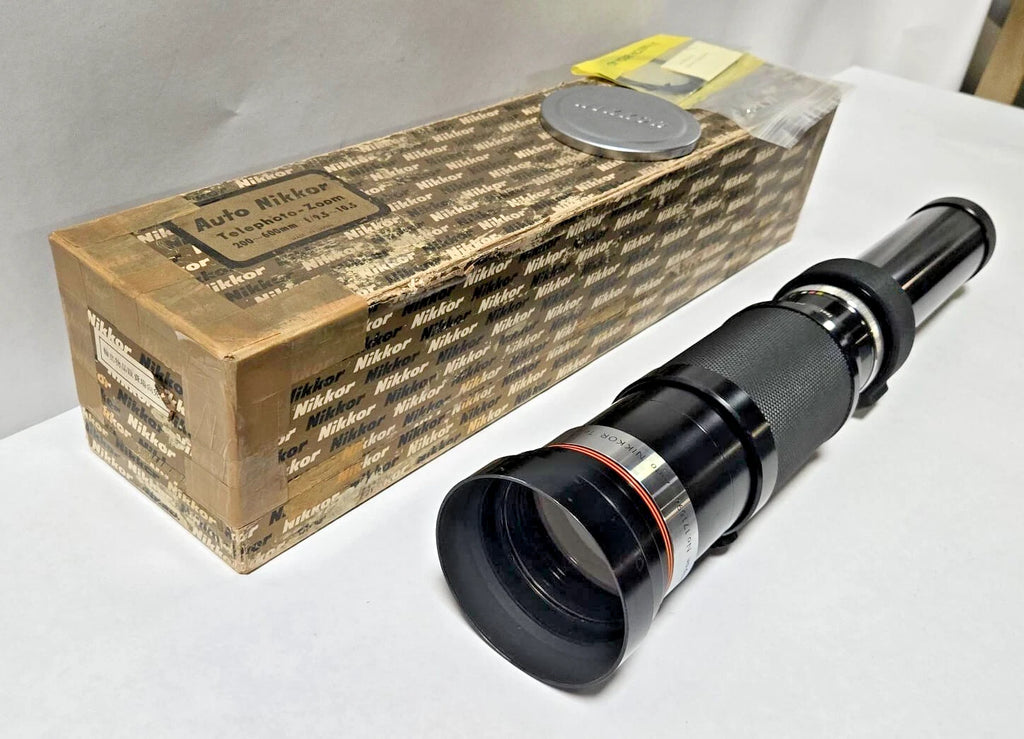 Nikon 200-600 9.5-10.5 Auto Nikkor Tele Photo Zoom W/ Original Box