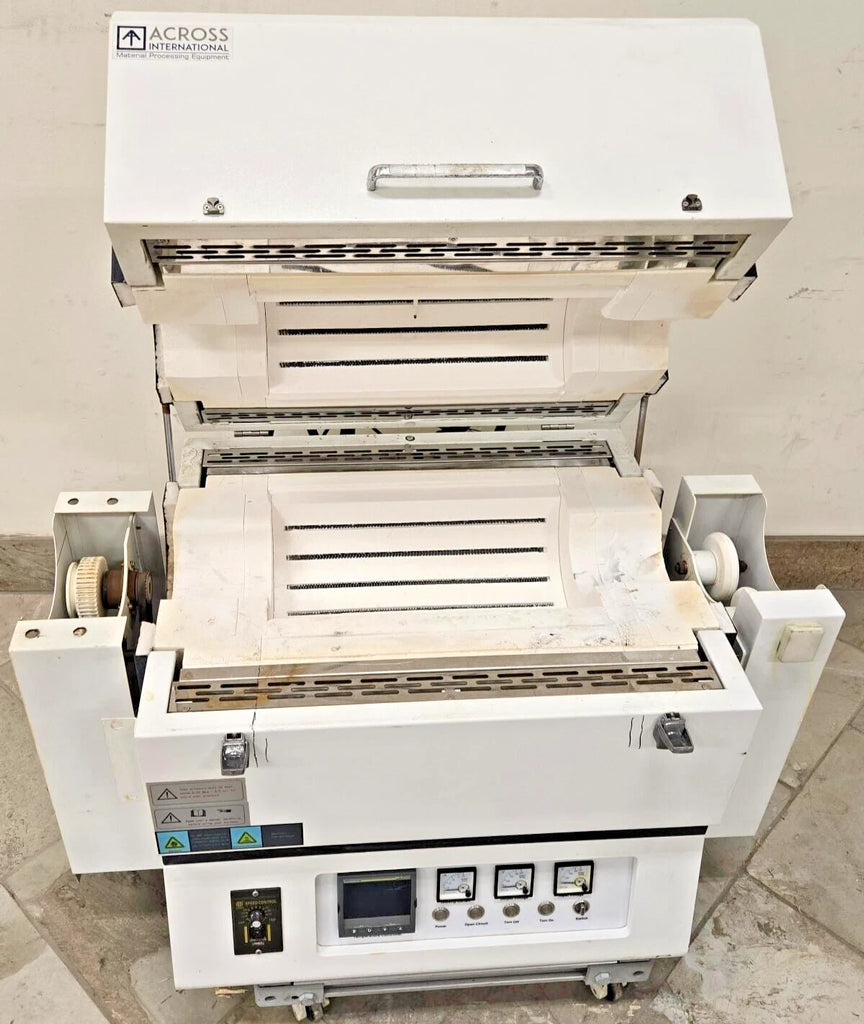 Across International RTF1200 Tube Furnace TOP OPEN 1200° C 120 MM