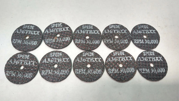 2x1/16x1/4 Spedecut Abrasive Grinding Cut-Off Disc Wheel A36 TBXX USA 10Pcs