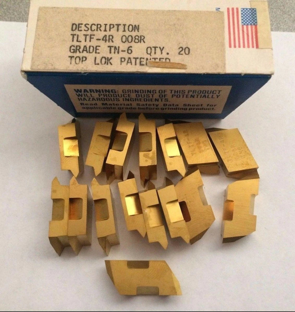 SANDVIK Coromant TLTF 4R 008R TN-6 Top Lathe Grooving Carbide Inserts 16 Pcs New