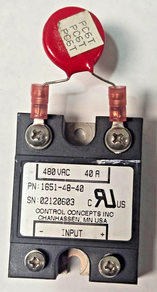 Control Concepts 1651-48-40 Solid State Relay 480 VAC 40 A