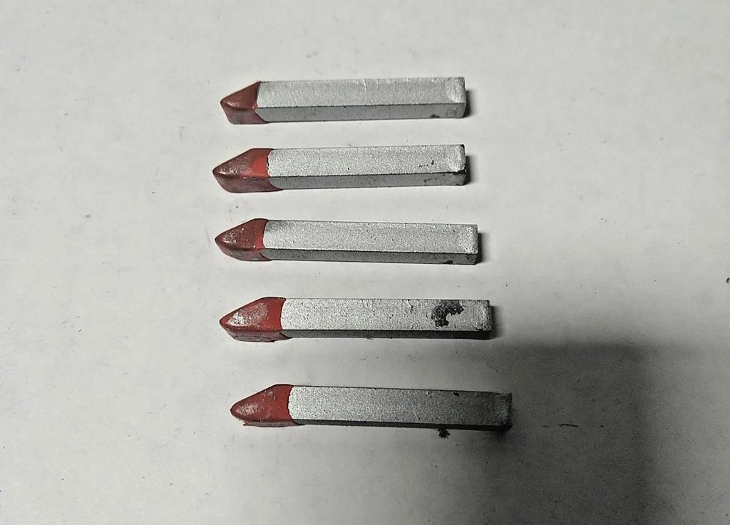 Super Brazed Tipped Carbide Lathe Tool Bit 1/4" Shank EOR 4 883 USA Made 5pcs